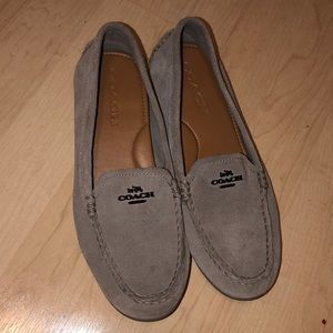 Grey COACH Loafers